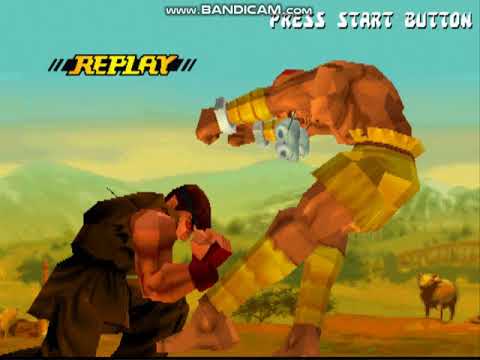 Street Fighter EX Plus Alpha (PSX) Evil Ryu Vs Dhalsim