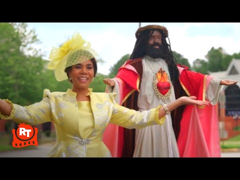 Honk for Jesus. Save Your Soul. (2022) - Black Jesus Scene | Movieclips