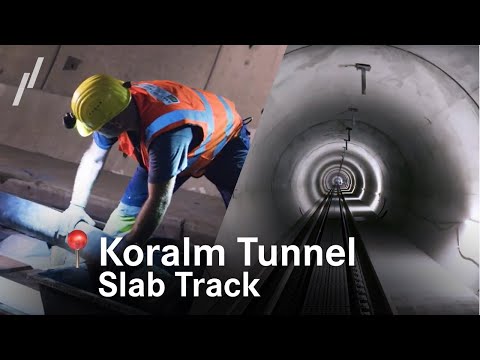 Building the Slab Track | Koralm Tunnel | Major Rail Project for ÖBB