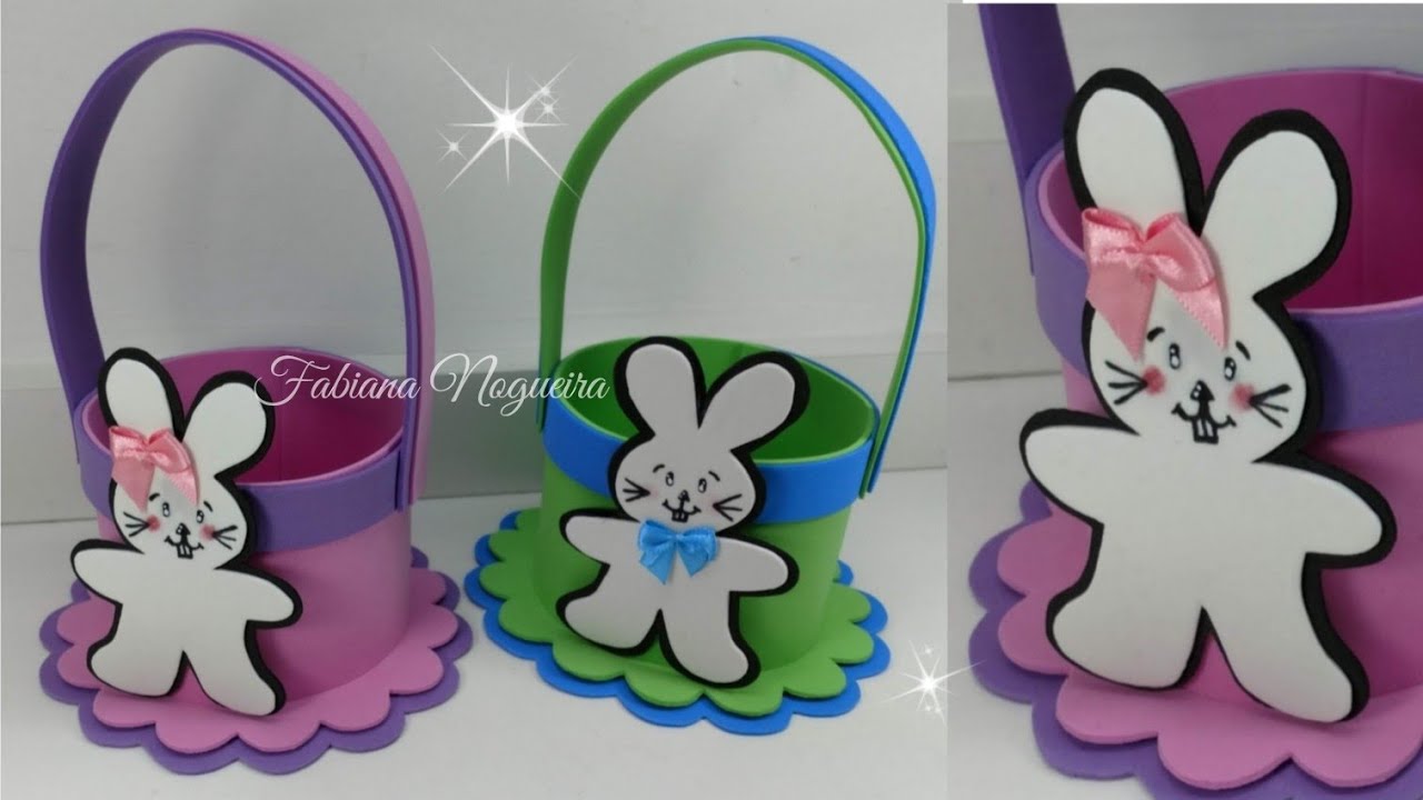Watch Now Cesta de EVA de Páscoa 🐰🐇💖 Cesta de EVA de Páscoa 🐰🐇💖