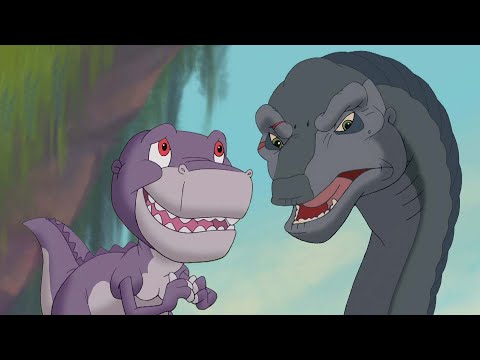 Capa de O Dinossauro Solitário Contra o Dentuço | Em Busca do Vale Encantado | Desenhos Animados