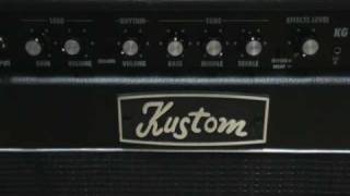 Video thumbnail for KUSTOM KG210FX GUITAR AMP DRIVE SOUND.wmv by chatreeo