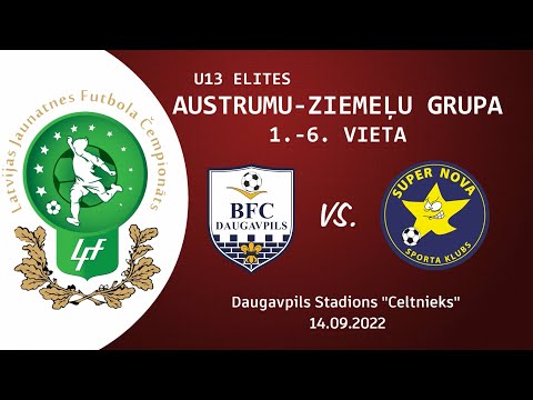 BFC Daugavpils vs. SK Super Nova | Elites Austrumu-Ziemeļu Grupa U-13 2022