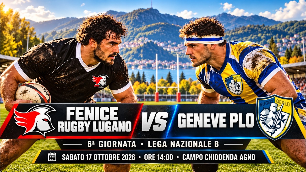 🏉 LIVE | Fenice Rugby Lugano 🆚 Geneve PLO | 6ª Giornata LNB | Swiss Rugby Union #rugby