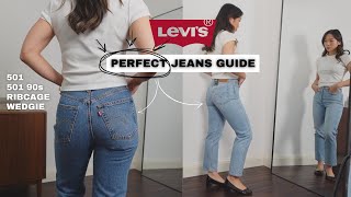 Best Levi's Jeans For Petite Girls - Try-on & Fit Guide (501, 501 90s, Ribcage, Wedgie)