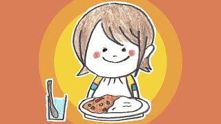 【手描き】いただきます【大空スバル/ホロライブ/切り抜き】