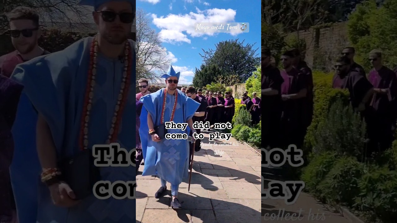 The groom came ready! M & T 💍#wedding #traditional #nigerian #naija #yoruba #uk #bride #groom #fy