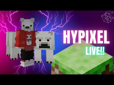 Insane Polar Boss plays Hypixel LIVE with Viewers! 2024