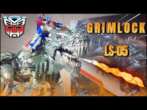 TRANSFORMERS GRIMLOCK LS-05 ACIENT LEADER AOYI MECH(BLACK MAMBA)(S9) 4K