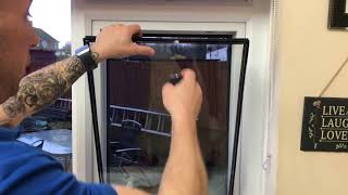 How to check the thickness of the glass unit in uPVC window