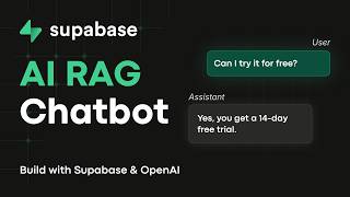Build a RAG AI FAQ Chatbot with Next.js, Supabase & OpenAI (Full Tutorial)