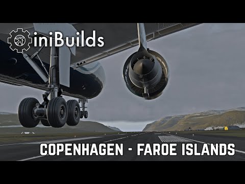 iniBuilds Airbus A300 flown by Real Boeing 737 Captain | Copenhagen - Faroe Islands