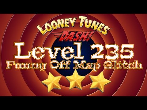 Looney Tunes Dash - Level 235 - Funny Off Map Glitch!