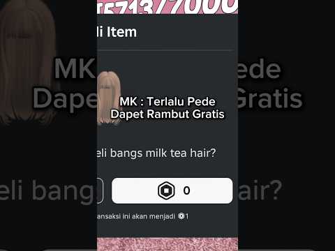 Ada yang tau gak, cara dapetin nya kayak gimana? #roblox #pov #robloxshorts #robloxindonesia