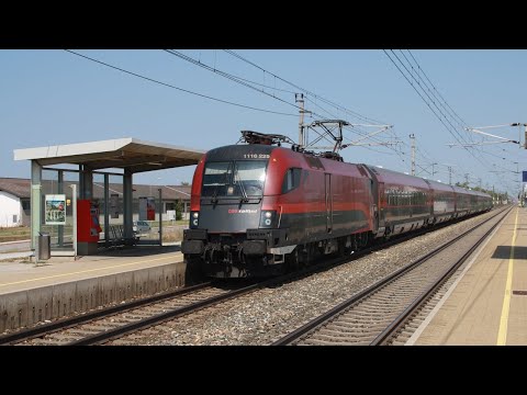 Siemens Taurus ÖBB 1116-229 mit dem Railjet RJ653 von Wien Flughafen nach Graz