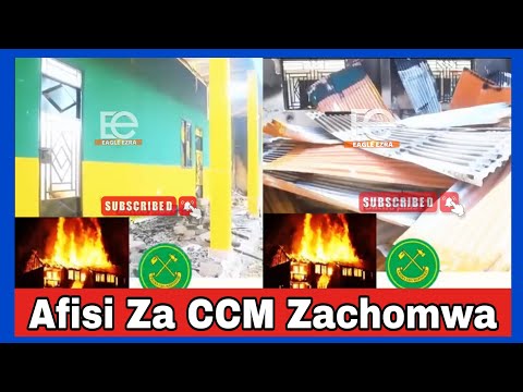 Afisi za CCM Zachomwa Kyela Maandamano ya Desemba 9 Yakikaribia Samia Suluhu kwisha Kabisa Sasa