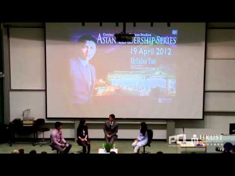謝霆鋒香港科技大學講座(Nicholas Tse gives a talk at HKUST)