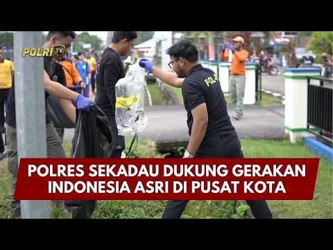 PRESISI UPDATE: POLRES SEKADAU DUKUNG GERAKAN INDONESIA ASRI DI PUSAT KOTA 16/02/26 (13.00)