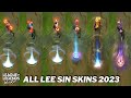 All Lee Sin Skins 2023 Comparison Wildrift