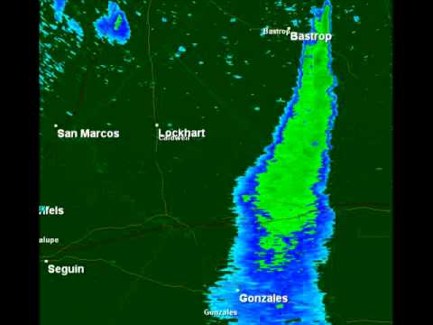 Radar picks up smoke from Bastrop fire