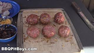 How to grill Roast Beef Stuffed Meatballs | Recipe | BBQ Pit Boys