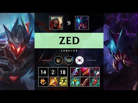 Zed Jungle vs Rek'Sai - KR Challenger Patch 25.06