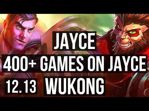 JAYCE vs WUKONG (TOP) | 9/1/4, Legendary, 400+ games | EUW Grandmaster | 12.13