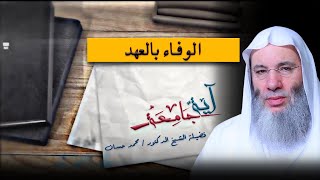 الوفاء بالعهد برنامج آية جامعة مع فضيلة الشيخ الدكتور محمد حسان