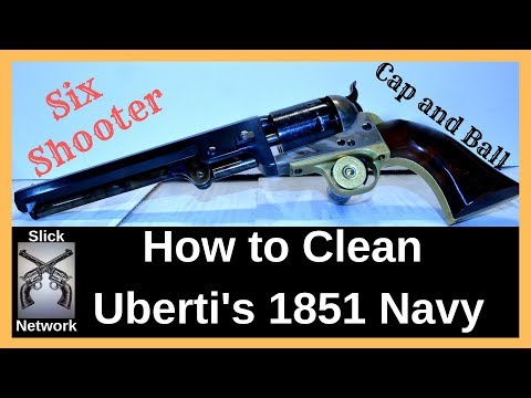 How to clean cap and ball revolvers Video