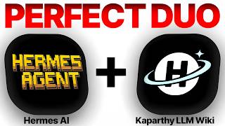 Hermes AI + Kaparthy LLM Wiki is INSANE!