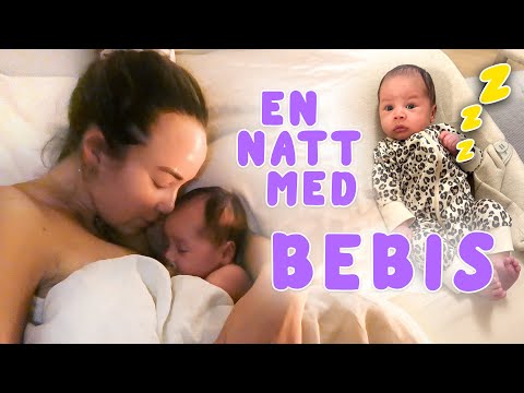 HUR DET ÄR ATT SOVA MED EN NYFÖDD BEBIS!!!