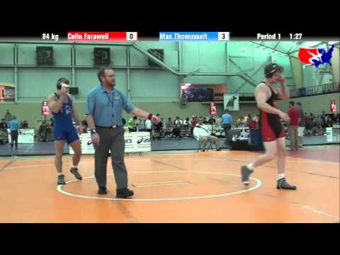 Colin Farawell vs. Max Thomusseit at 2013 ASICS University Nationals - FS