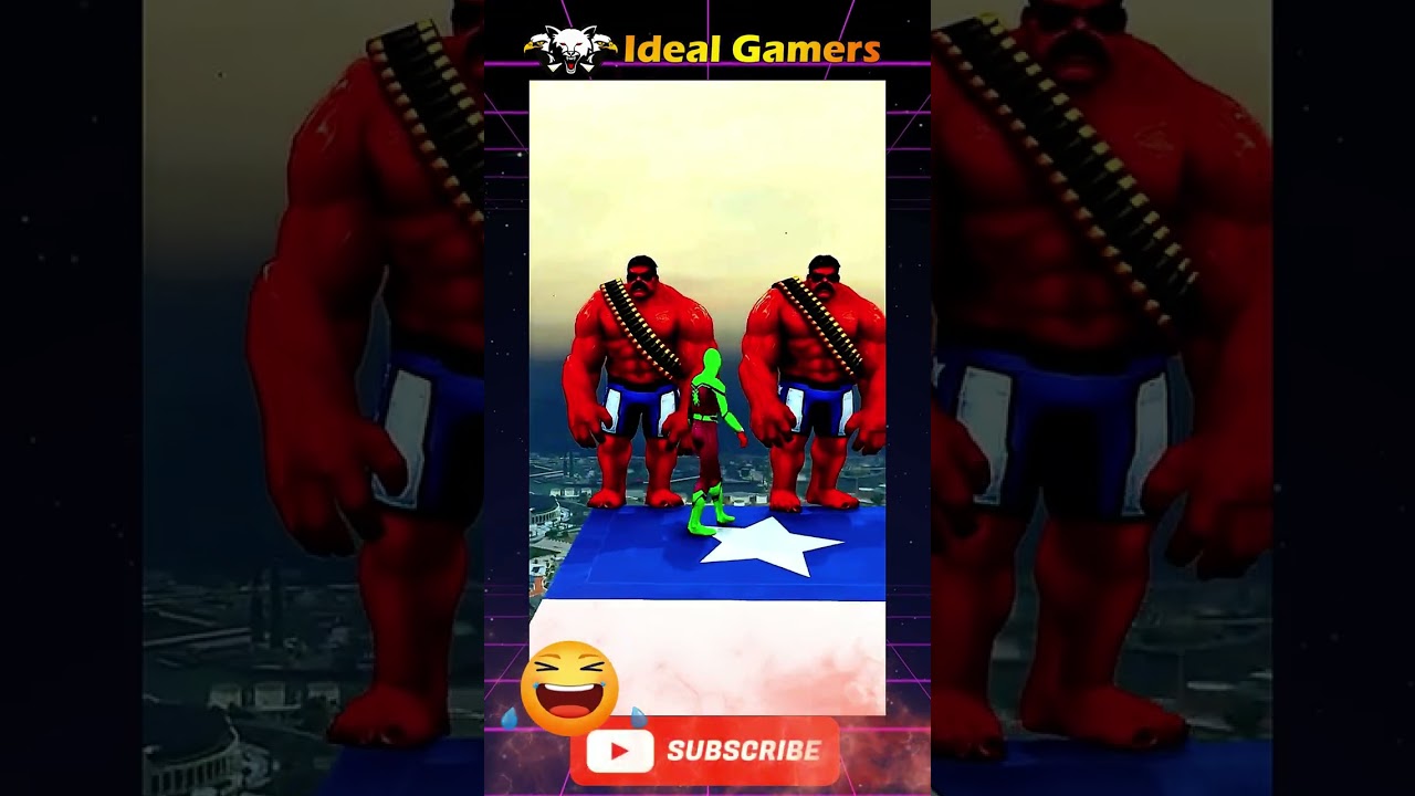GTA 5 Spiderman vs Hulk – Who Wins 💥🕸️ #gta5mods #shorts