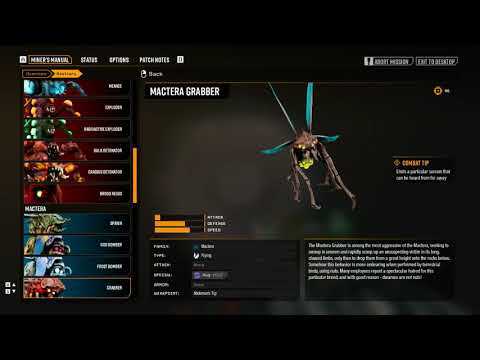 Deep Rock Galactic - All ENEMIES SHOWCASE