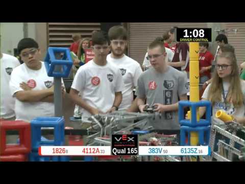 2015 VRC Math Q165 - 1826 4112A vs 383V 6135Z - 82 to 74 - VEX Worlds 2015 - Math Division