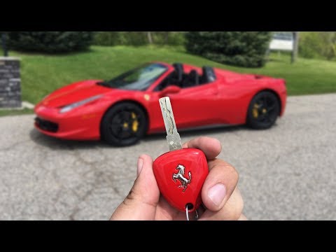 A Day With A Red Ferrari 458 Spider - POV Drive Part 1