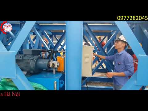 Lắp đặt, vận hành bộ nguồn thủy lực dùng cho bàn nâng xe container thực hiện bởi công ty An Huy