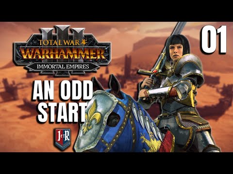 AN ODD START - Repanse de Lyonesse  - Total War: Warhammer 3 Bretonnia Campaign - Ep 1