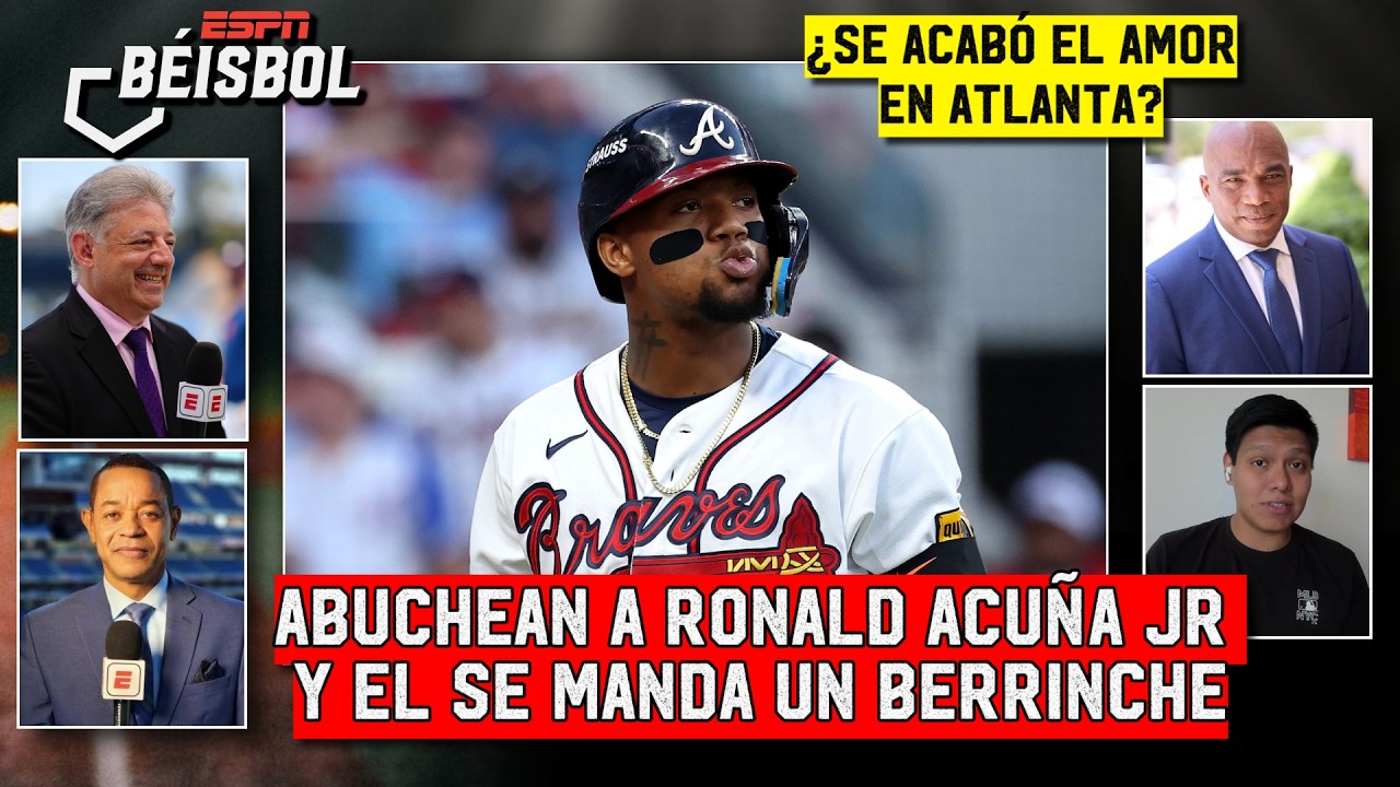 BERRINCHE de RONALD ACUÑA JR PERO no se apuren, él NO SE IRÁ de los BRAVOS de ATLANTA | ESPN Beisbol