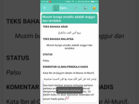 Semak Hadis Video