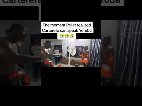 The moment Peller realized Carterefe can speak Yoruba…wait for it 😂🔥