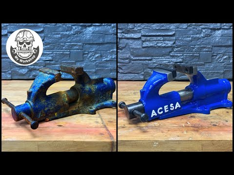 Rusty Deadlocked Vise - Perfect Restoration