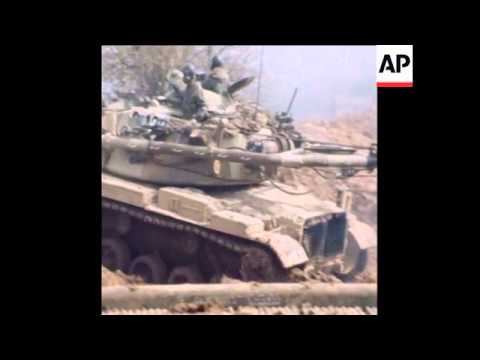 SYND 21 4 77 US ARMY ON TRAINING IN HOHENFELS, WEST GERMANY