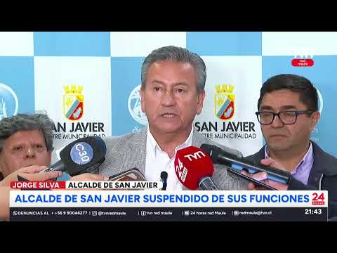 Jorge Silva fue suspendido como alcalde de San Javier | 24 Horas TVN - Red Maule