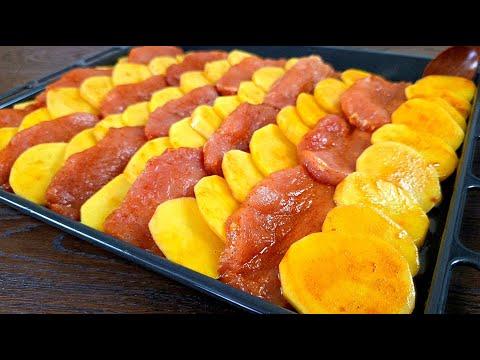 Es ist so lecker, dass ich es für jede Party zubereite! Ein einfaches Fleisch-Kartoffel-Gericht!