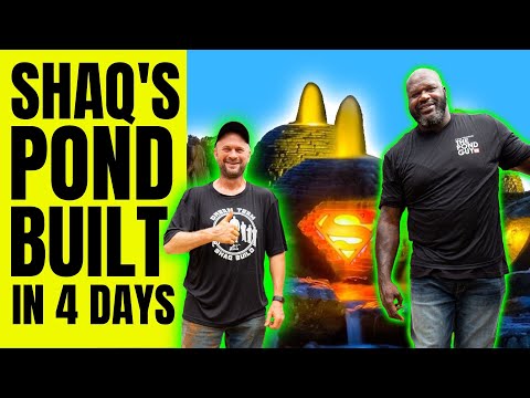 SHAQ’S POND BUILD | The Artist of the Year’s Behind-the-Scenes Journey