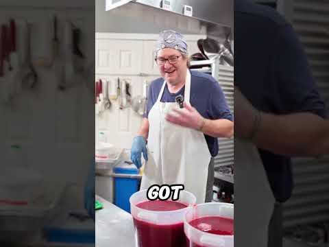 Real Raspberry Sorbet & White Chocolate Raspberry Gelato Made from Scratch 🍓🍫