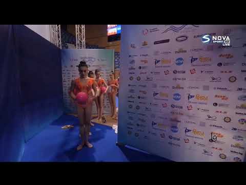 Junior Group Bulgaria 5 Balls All-around Qualifications European Championships Varna 2021