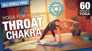 Throat Chakra Yoga | Improve Communication & Self-Expression (60 min) - Five Parks Yoga