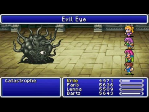 Final Fantasy V Advance - Thirty Eighth Boss Battle vs Catastrophe